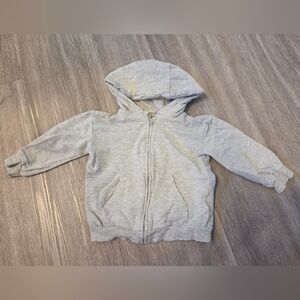 H&M Light Gray Kids Zip-Up Hoodie